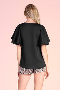 BLUSA NEGRA FLARE