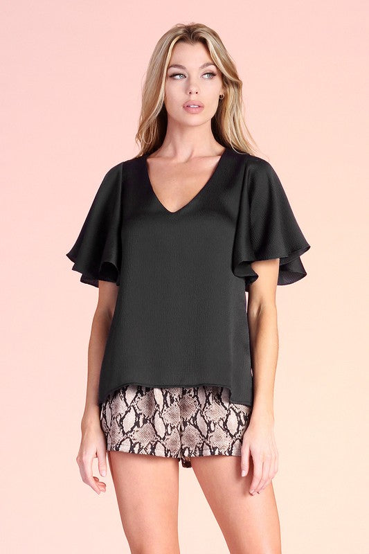 BLUSA NEGRA FLARE