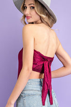 Cargar imagen en el visor de la galería, TOP BANDANA VINO
