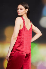 Cargar imagen en el visor de la galería, BLUSA CAMI ROJA
