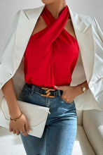 Cargar imagen en el visor de la galería, BLUSA ROJA HALTER

