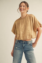 Cargar imagen en el visor de la galería, BLUSA TAUPE METALICA

