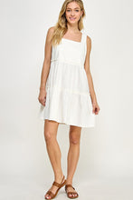 Cargar imagen en el visor de la galería, VESTIDO OFF WHITE DE LINO
