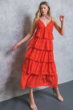 Cargar imagen en el visor de la galería, VESTIDO ROJO TOMATE
