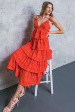 Cargar imagen en el visor de la galería, VESTIDO ROJO TOMATE
