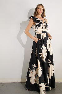 VESTIDO NEGRO ONE SHOULDER