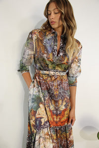 VESTIDO MULTICOLOR MAXI