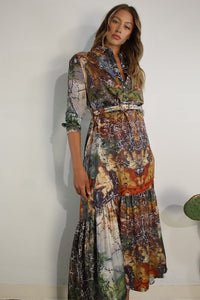 VESTIDO MULTICOLOR MAXI