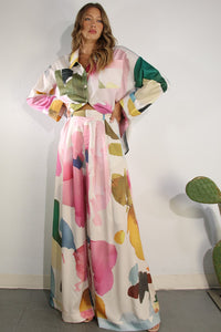 SET MULTICOLOR CAMISA Y PANTALON