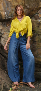 PANTALON TENCEL AZUL