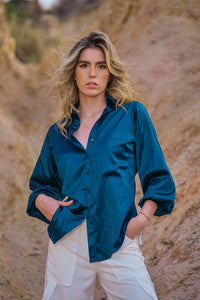 BLUSA VERDE DEEP SHANTI