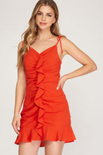 Cargar imagen en el visor de la galería, VESTIDO ROJO TOMATO
