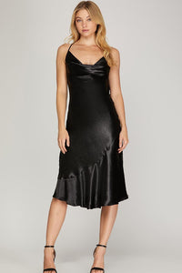 VESTIDO NEGRO MIDI