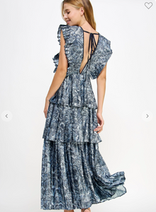 VESTIDO LARGO PRINT FLORAL