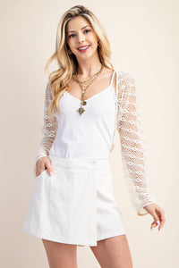 FALDA PANTALON BLANCO