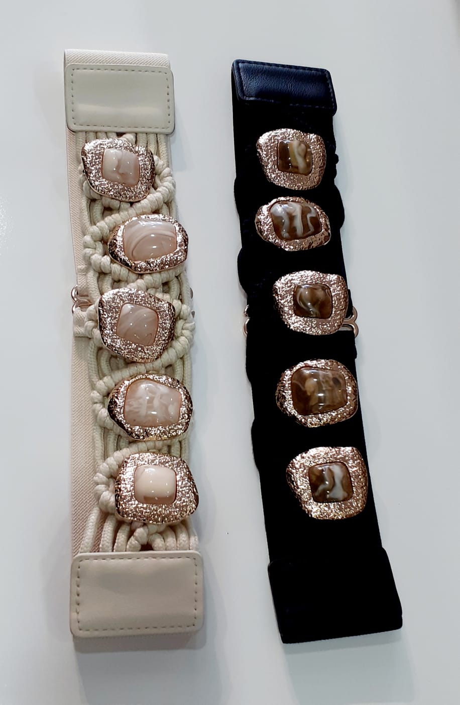 CORREA DE PIEDRAS CON ELÁSTICO