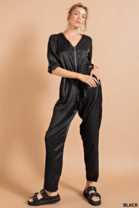 JUMPSUIT NEGRO CON ZIPPER