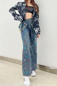 JEANS CON GEMAS