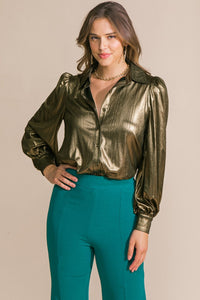 BLUSA NEGRA CON DORADA