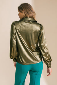 BLUSA NEGRA CON DORADA