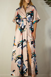 VESTIDO MAUVE DE BALLENAS