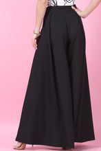 Cargar imagen en el visor de la galería, PANTALON PALAZZO NEGRO

