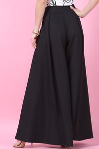 PANTALON PALAZZO NEGRO