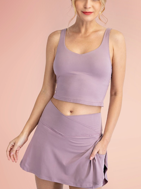 FALDA DE PADEL MAUVE